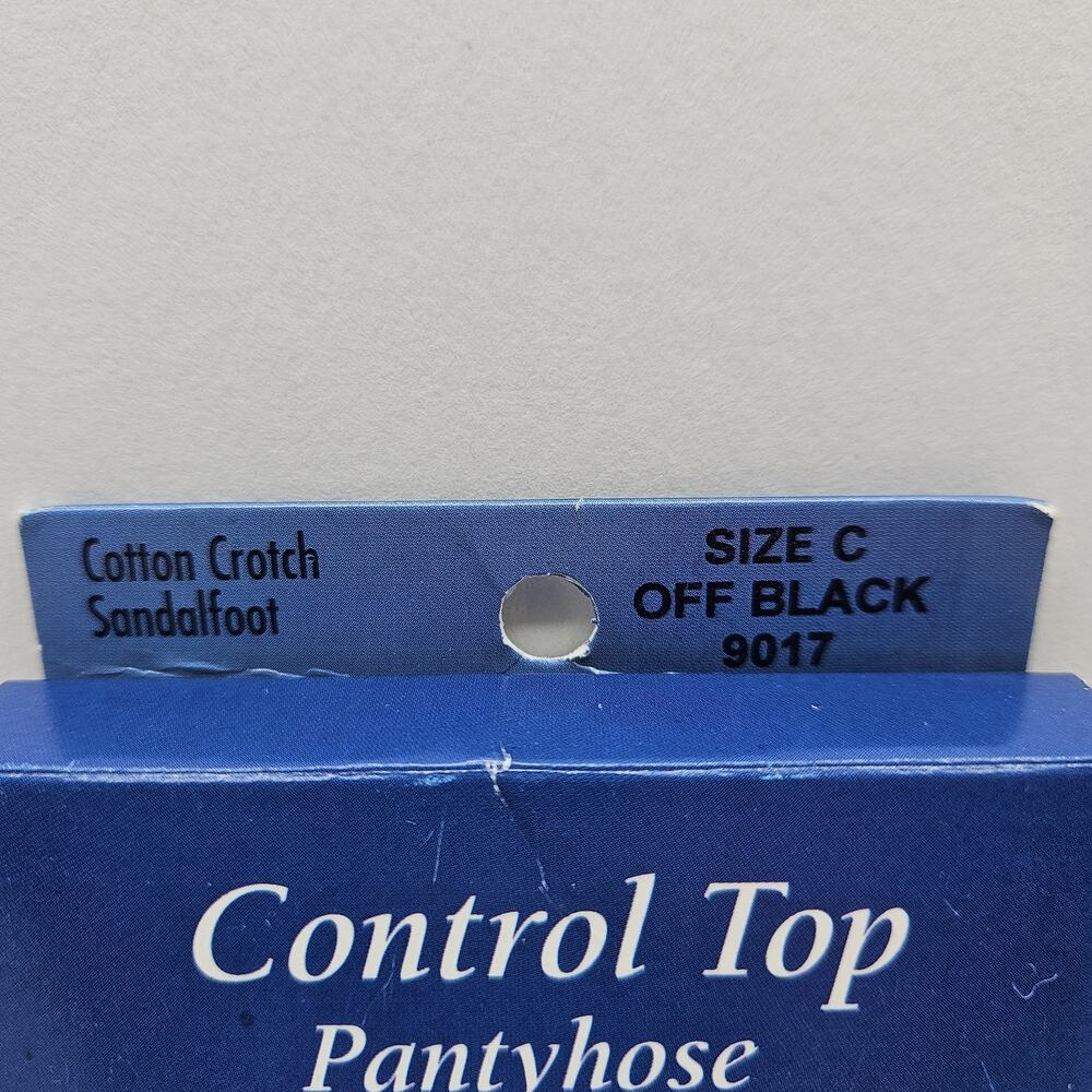 Vtg NOS Fruit of The Loom Control Top Pantyhose Lingerie Like Lycra Panty Sz C - Picture 2 of 4